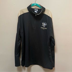 Pittsburgh Penguins NHL XL Mens Athletic Long Sleeve Quarter Zip
